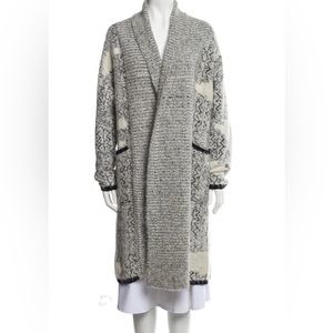 Rachel Comey Gray Oversized Alpaca Sweater Coat / Duster - Sz Small